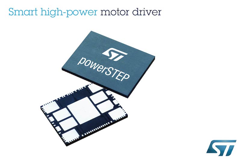 STMicro's debuts smart, high-power-density motor driver for advanced industrial automation